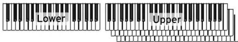 KORG PA1000 - Activier/couper lessons du clavier - 2
