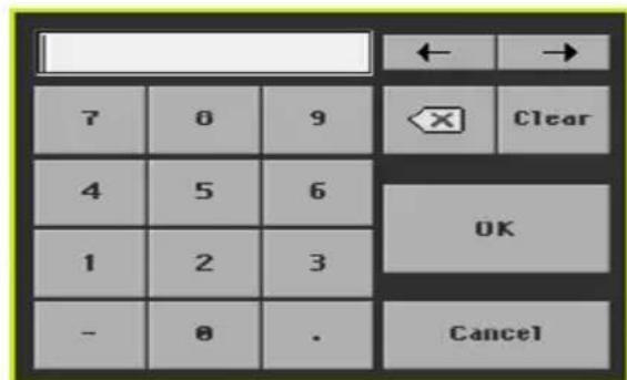 KORG PA1000 - Valeurs numériques - 1
