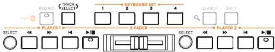 KORG PA1000 - Zone des lecteurs - 1