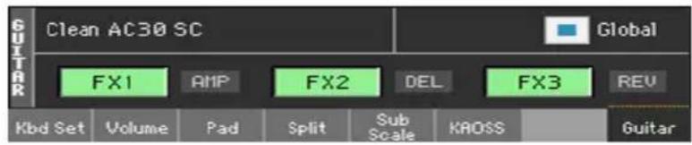 KORG PA1000 - Réglages des effets - 2
