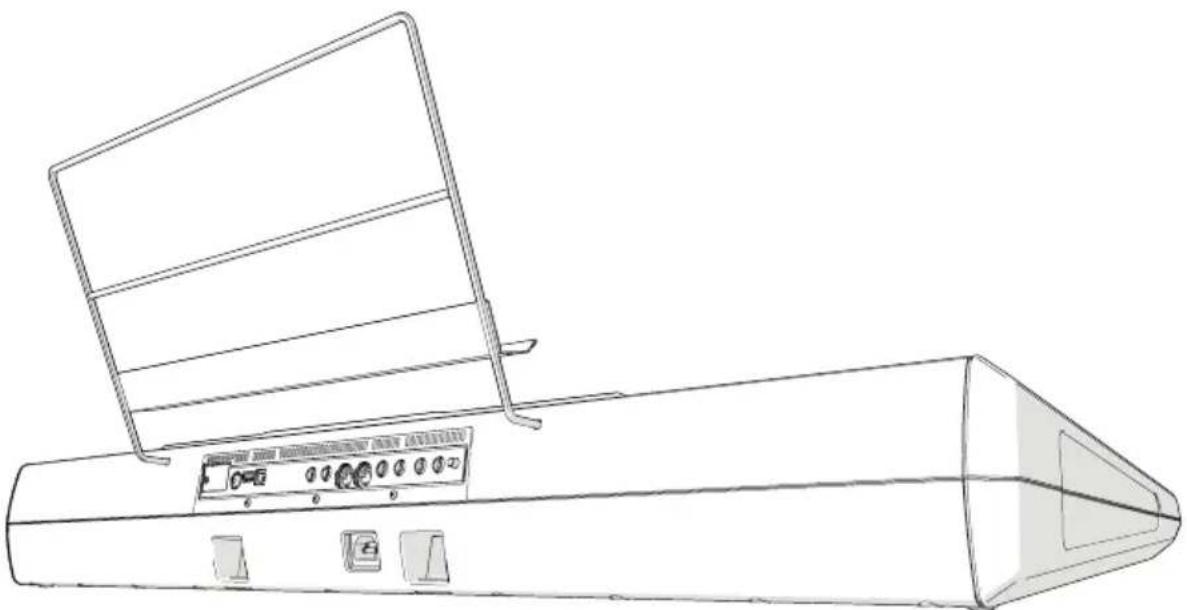 KORG PA1000 - Installation du pupitre - 1