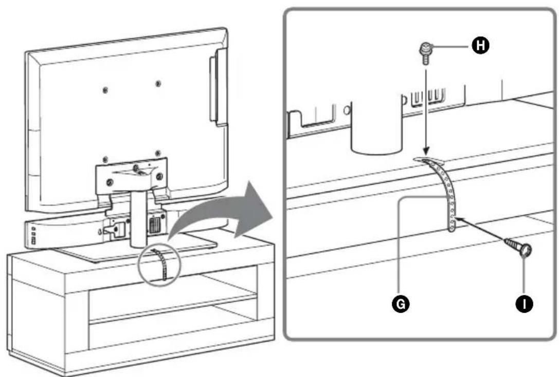 SONY WS40SE1B - Installation du téléviseur sur un meuble - 1