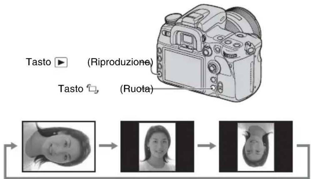 SONY Alpha DSLRA700Z - Rotazione di un'immagine - 1
