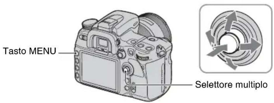 SONY Alpha DSLRA700Z - Comeutilizzareilmenu - 1