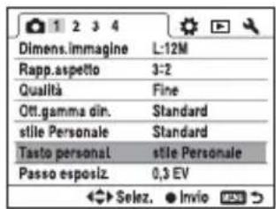 SONY Alpha DSLRA700Z - Per assegnare una funzione - 1