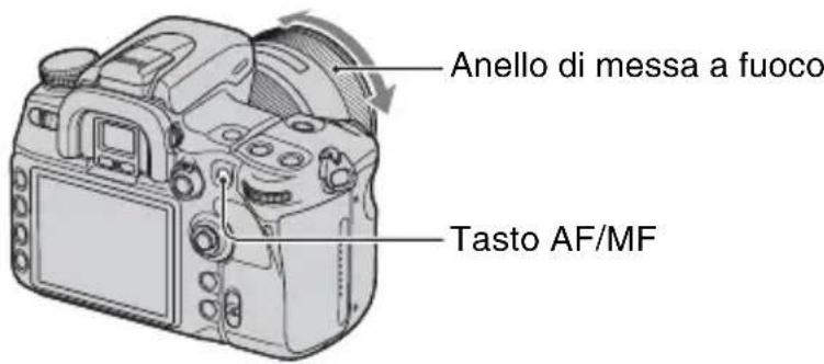 SONY Alpha DSLRA700Z - Commutazione facile tra AF e MF - 1