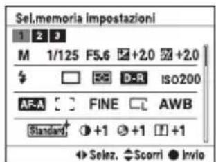 SONY Alpha DSLRA700Z - Per registrar un'impostazione - 2