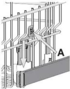 HOTPOINT HIC 3C26 CW - ADJUSTING THE HEIGHT OF THE UPPER RACK - 1