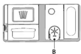 HOTPOINT HIC 3C26 CW - RIEMPIMENTO DEL DISTRIBUTORE BRILLANTANTE - 1