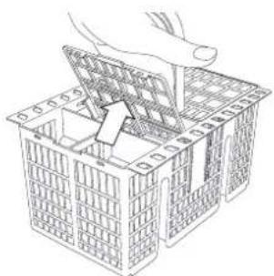 HOTPOINT HIC 3C26 CW - CUTLERY BASKET - 1
