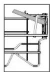 HOTPOINT HIE 2B19 C N - FOLDABLE FLAPS WITH ADJUSTABLE POSITION - 2