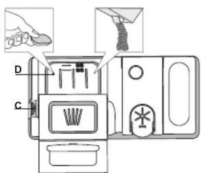 HOTPOINT HIE 2B19 C N - REMPLIR LE DISTRIBUTEUR DE DÉTERGENT - 1