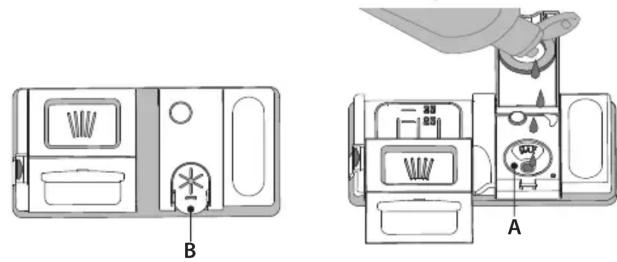HOTPOINT HIE 2B19 C N - REMPLIR LE DISTRIBUTEUR DE LIQUIDE DE RINÇAGE - 1