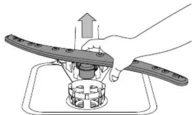HOTPOINT HIE 2B19 C N - PULIZIA DEI BRACCI ASPERSORI - 2