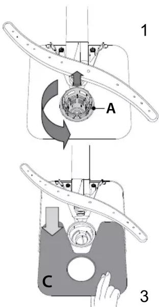 HOTPOINT HIE 2B19 C N - He nCnoB3yIte nocydmoeuyo MaunHy 6e3 fNlbTPOB nn c ocna6neHHbIM KpennnHem fNlbTPOB. - 1