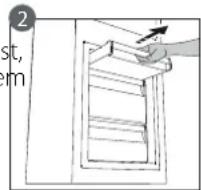 PRIVILEG PVB 476 SE - Reinigungsvorgang für das STOP-FROST Zubehör - 2