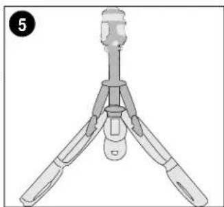 BLACK & DECKER BDL300S - ADJUSTING THE TRIPOD - 1