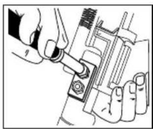 BLACK & DECKER G850GW - ADVERTENCIA: PARA AJUSTAR EL CONTROL DE LA PROFUNDIDAD DE LOS SUJETADORES: DESCONECTE LA HERRAMIENTA DEL SUMINISTRO DE AIRE ANTES DE INTENTAR DESCONTAR CUALQUIER PIEZA Y ANTES DE CAMBIAR EL AJUSTE DEL ELEMENTO DE CONTACTO CON EL TRABAJO. - 1