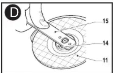 BLACK & DECKER BDEG900 - INSTALLATION ET DÉPOSE DES DISQUES DE PONÇAGE ET TAMPONS POUR LE PONÇAGE (FIG. D ET E) - 3