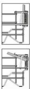 INDESIT DIE 2B19 A - FOLDABLE FLAPS WITH ADJUSTABLE POSITION - 1