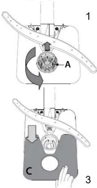 INDESIT DIE 2B19 A - De afwasmachine mag nicht worden gebrukt zonder filters of als het filter is losgeraatk. - 1
