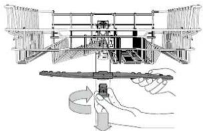 INDESIT DIE 2B19 A - PULIZIA DEI BRACCI ASPERSORI - 1