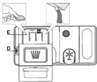 INDESIT DIE 2B19 A - FILLING THE DETERGENT DISPENSER - 1