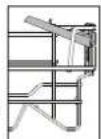 INDESIT DIE 2B19 A - VOLETS Pliables avec positions ajjustables - 2