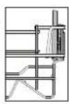 INDESIT DIE 2B19 A - VOLETS Pliables avec positions ajjustables - 1