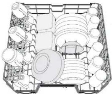 INDESIT DIE 2B19 A - BOVENSTE REK - 1