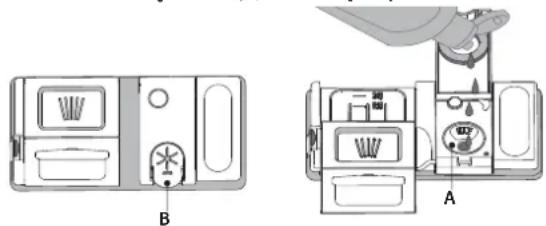 WHIRLPOOL WI 7020 PEF - NAPEŁNIANIE DOZOWNIKA PŁYNU NABŁYSZCZAJĄCEGO - 1