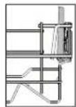 WHIRLPOOL WIS 7030 PEF - FOLDABLE FLAPS WITH ADJUSTABLE POSITION - 1