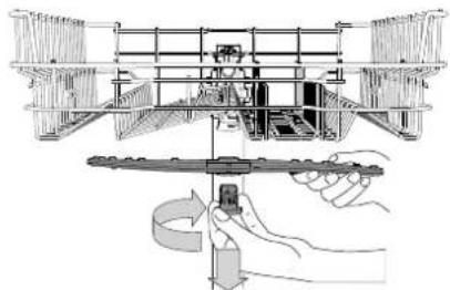 WHIRLPOOL WIS 7030 PEF - NETTOYER LES BRAS D'ASPERSION - 1
