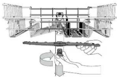 WHIRLPOOL WIS 7030 PEF - PULIZIA DEI BRACCI ASPERSORI - 1