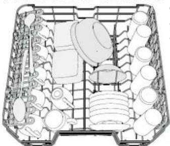 WHIRLPOOL WIS 7030 PEF - PANIER SUPÉRIEUR - 1