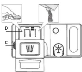 WHIRLPOOL WIS 7030 PEF - NAPEŁNIANIE DOZOWNIKA DETERGENTU - 1
