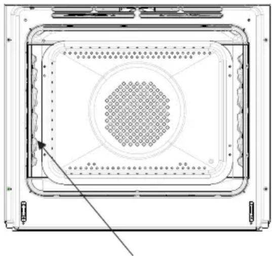 AMICA EBX 943 625 E - Replacing the halogen bulb in the oven* - 1