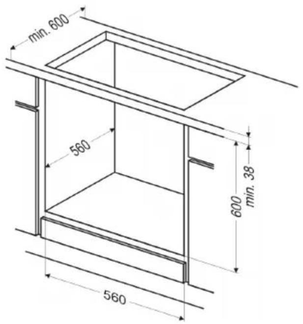 AMICA EBX 943 625 E - Installing the oven - 1