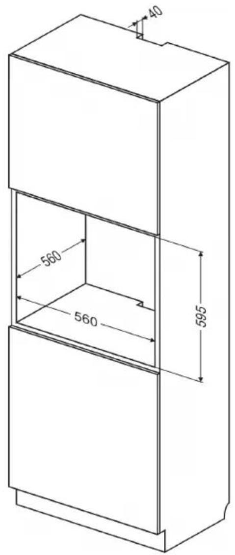 AMICA EBX 943 625 E - Installing the oven - 2