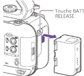 Touche BATT RELEASE