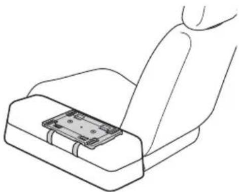 SONY MV650STR - Per fissare saldamente il pannello di installazione, ridurre la lunghezza delle cinghie onde evitare che risultino allentate. - 3