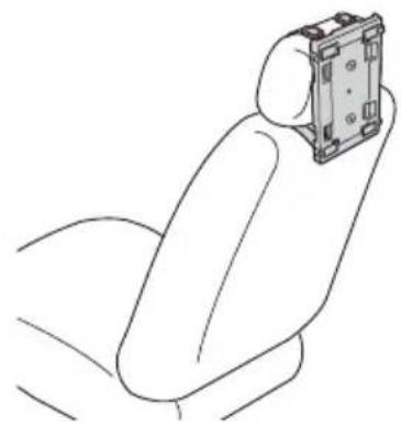 SONY MV650STR - Enroulez le jeu des ceintures pour fixer le tableau d'installation. - 1