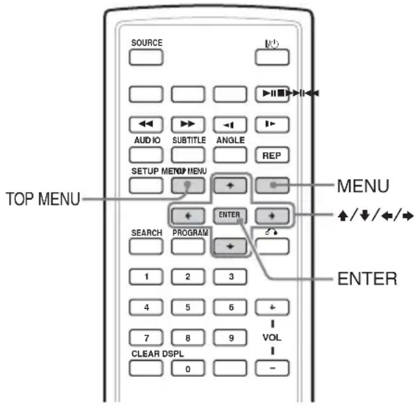 SOURCE AUDIO SUBTITLE ANGLE REP SETUP MENU MENU +/-/←/→ ENTER SEARCH PROGRAM 1 2 3 4 5 6 + 7 8 9 VOL CLEAR DSPL 0 -