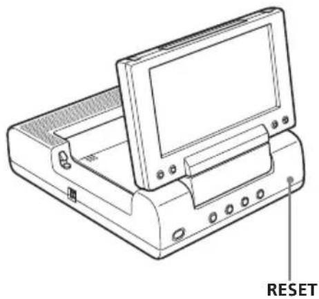 SONY MV650STR - Zurücksetzen des Players - 1