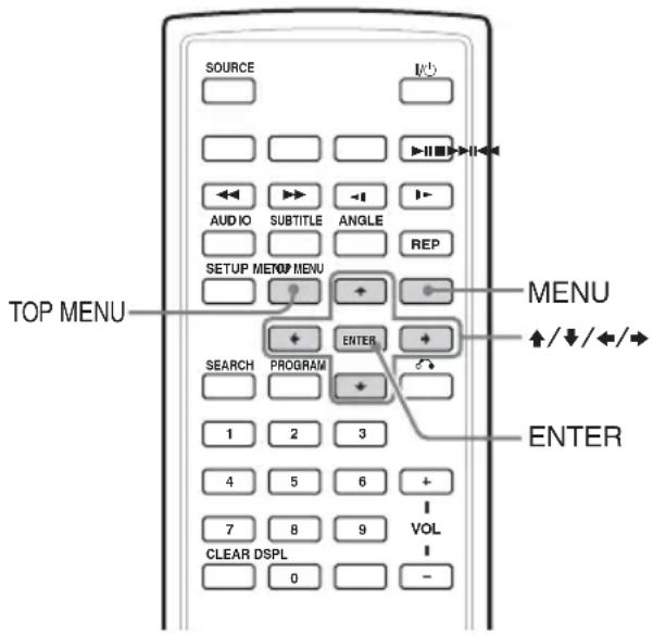 SOURCE AUDIO SUBTITLE ANGLE REP SETUP METOP MENU MENU ↑/↓/↔ SEARCH PROGRAM ENTER 1 2 3 4 5 6 + 7 8 9 VOL CLEAR DSPL 0 ENTER TOP MENU