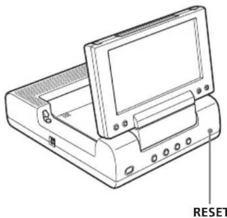 SONY MV650STR - De instellingen van de speler wissen - 1