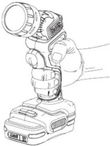 BLACK & DECKER BCL101 - Proper Hand Position (Fig. H) - 1