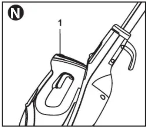 BLACK & DECKER BDH1855SM - MISE EN GARDE: UTILISATION POUR LE PLANCHER SEULEMENT; NE PAS UTILISER L'APPAREIL AL'ENVERS. - 1