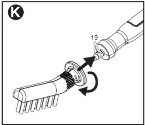 BLACK & DECKER BDH1855SM - RETRAIT DU TUYAU - 1