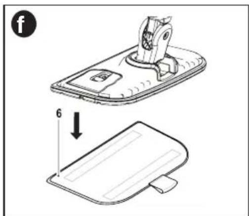 BLACK & DECKER BDH1850SM - InstaLacIón de una aLMohadILLa de LIMPIeZa - fIG. f - 1